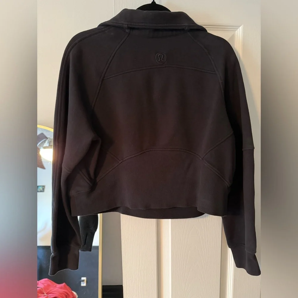 lululemon scuba funnel neck cropped half zip sweater - Picture 5 of 7